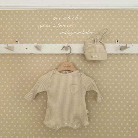 monbebe/33. leo suit ( beanie ) set NEWBORN(0-3M)-S(3-6M)
