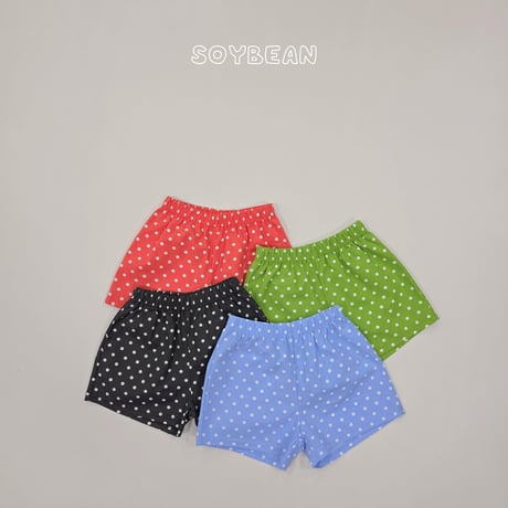soybean/89. plan ) dot kongkong half pants JS-JM