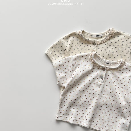 onu/30. flower lace T-shirt XS-XL