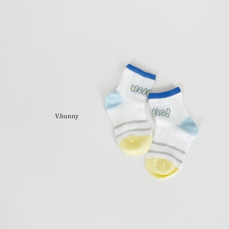 vbunny/7. hello socks set S(130-150)-L(180-210)