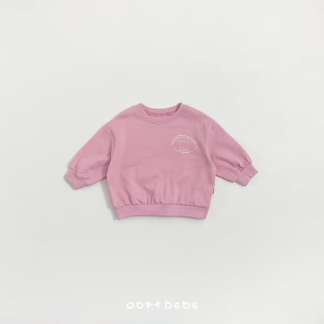 oottbebe/46. moment ( kids ) man-to-man XS(1-2Y)-XL(6-7Y)