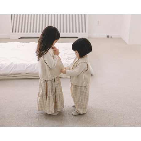 melmel/4. Tiered long skirt XXS-XL