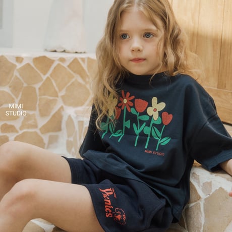 bymimi/8. flower party T-shirt JS-JM