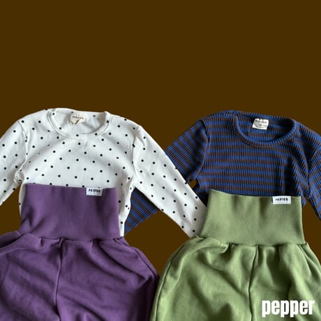 pepper/32. soft dot T-shirt XS-XL