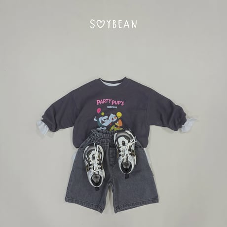 soybean/63. plan ) denim bermuda pants XS-XL