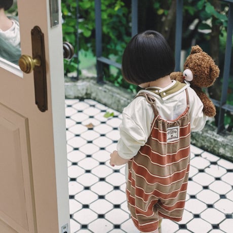 onu/10. string overalls BABY(12M)-S(3-4Y)