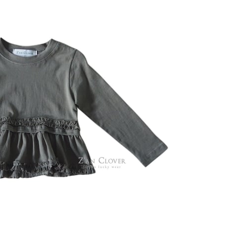 zanclover/46. loffle fril T-shirt 13-19