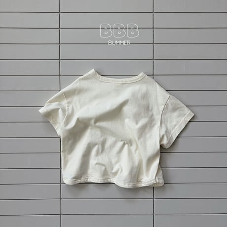 bellabambina/106. 26 summer bangbang plain T-shirt 12M-XL