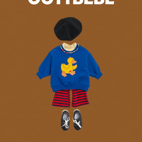 oottbebe/23. duck man-to-man XS(0-1Y)-XL(4-5Y)