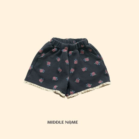 middlename/7. vintage flower waffle pants S-XL