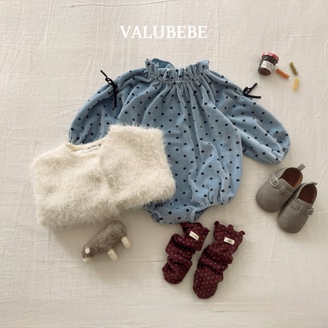 valubebe/47. dot ribbon suit 6M-18M