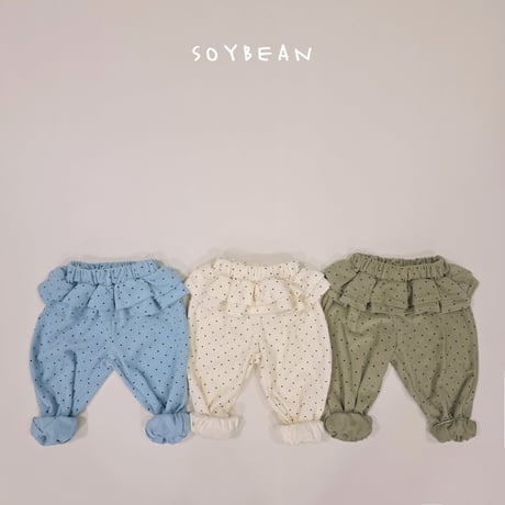 soybean/150. dot kangkang jogger pants XS-XL