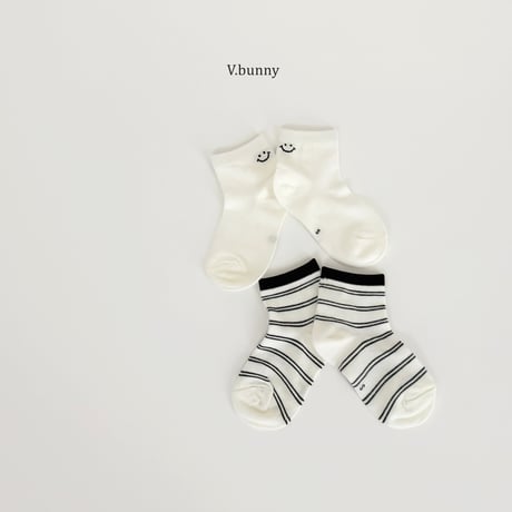vbunny/17. low socks set S(130-150)-L(180-210)