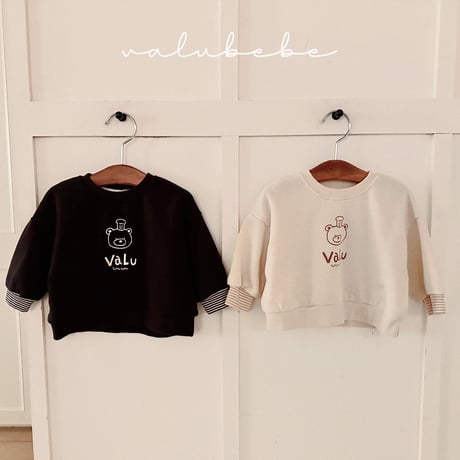 valubebe/10. bear point man-to-man 6M-S