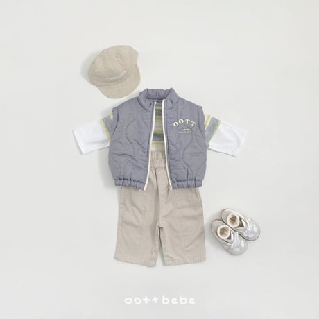 oottbebe/58. day quilting vest XS(1-2Y)-XL(6-7Y)