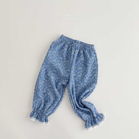 melikey/16. egg flower pants JS-JM