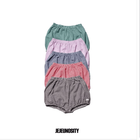 jejeunosity/62. fine check bloomer XS-XL