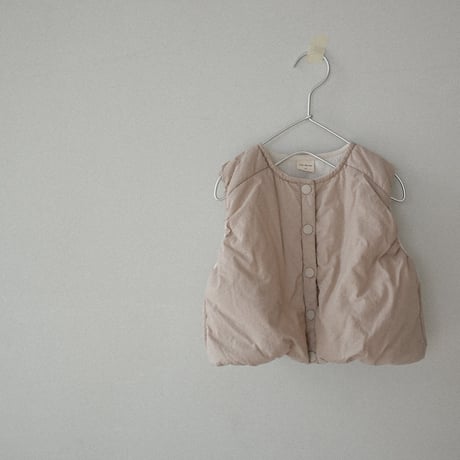 thebeige/1. Band padded vest XXS-L