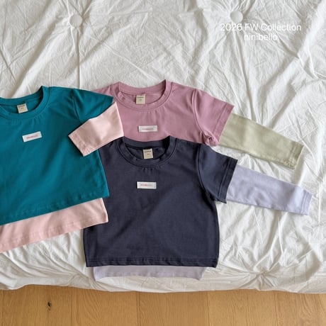 ninibello/17. Layered T-shirt Set 2XL