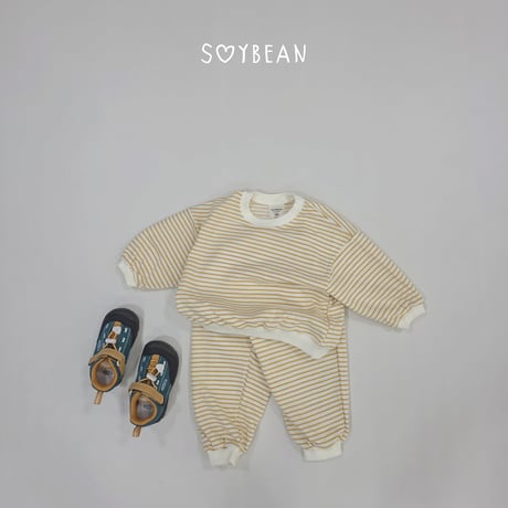 soybean/82. plan ) stripe updown set JS-JM