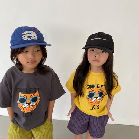 mikki/22. sunglasses tiger half t T-shirt ADULT