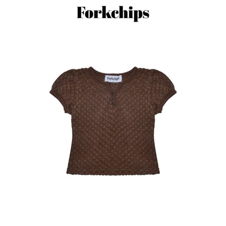 forkchips/33. bunny puff knit M-XL