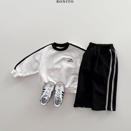 bonito/92. tape raglan man-to-man 12M-XL