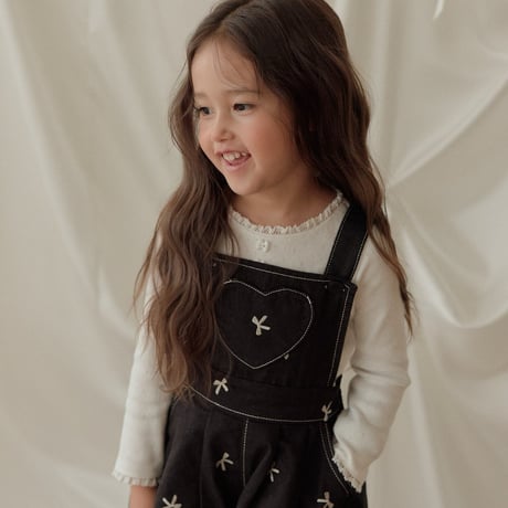 melikey/10. ribbon button T-shirt JS-JM