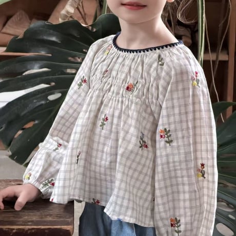 aiai/27. may embroidery blouse 90-130