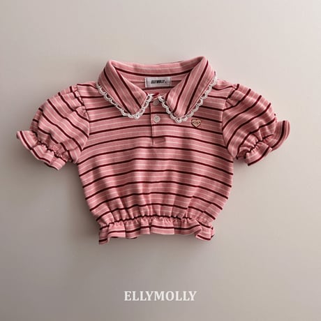 ellymolly/143. Curling collar fril T-shirt 5-11
