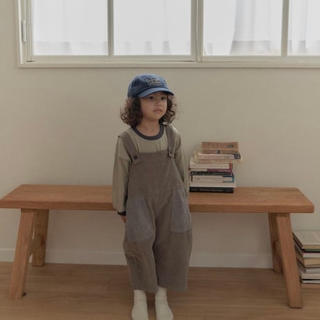amigo/7. corduroy two color overalls  XS-XL
