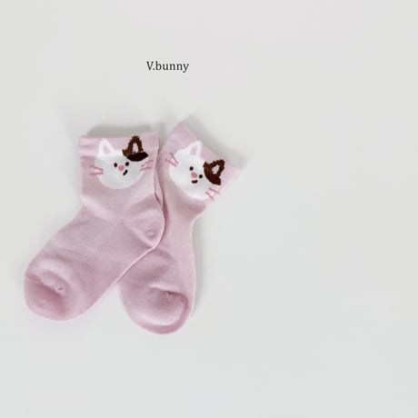 vbunny/11. cat socks set S(130-150)-L(180-210)
