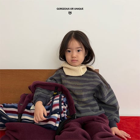 gou/73. nice man-to-man XS(2-3Y)-XL(6-7Y)
