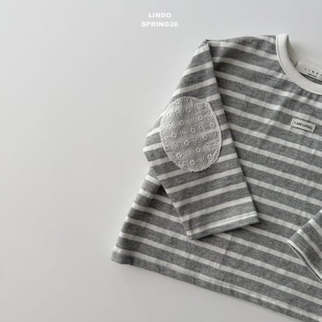 lindo/38. lace patch T-shirt XS-XL