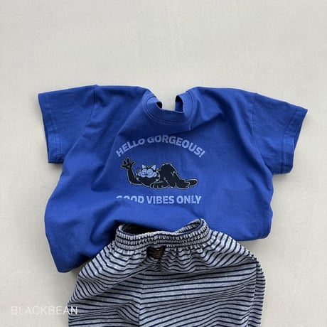 blackbean/43. hello T-shirt S-XL