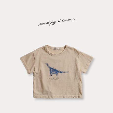 normalplay/21. Die half t T-shirt 12M-XL
