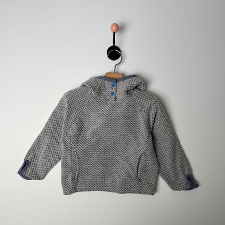 andbutter/24. Zigzag Snap Hoodie XS-XL
