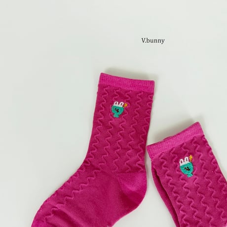 vbunny/75. dot socks set M(130-150)-XL(180-210)