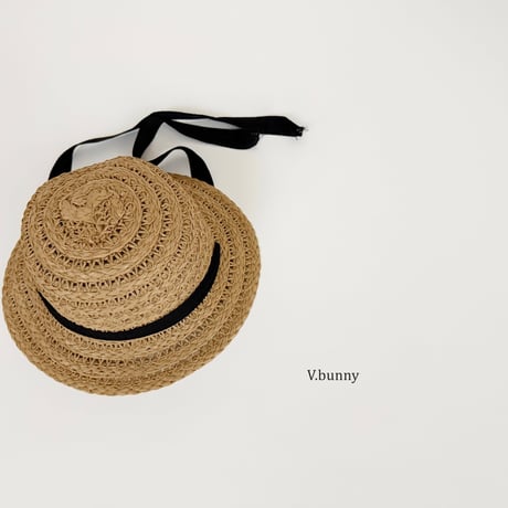 vbunny/67. black ribbon hat FREE(48-52CM)