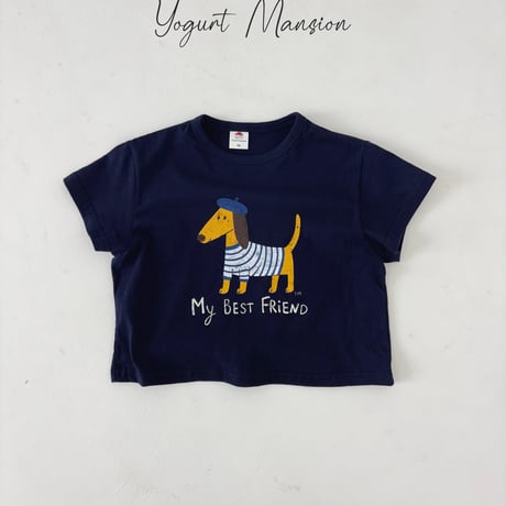 yogurtmansion/54. bonjour T-shirt XS-XL