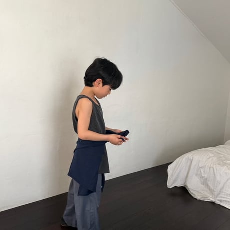 hibuddy/9. pig stripe sleeveless S-XL