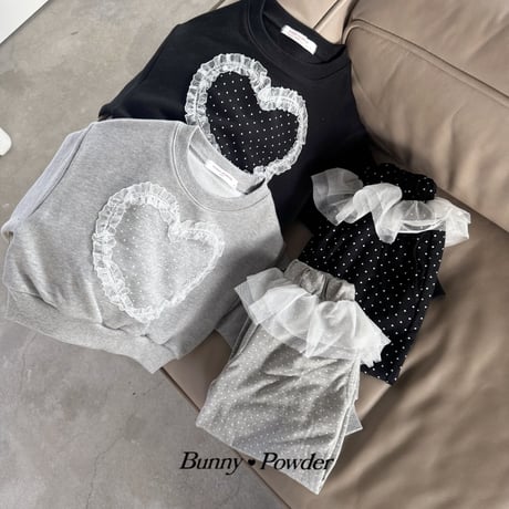 bunnypowder/54. heart man-to-man 2XL-4XL