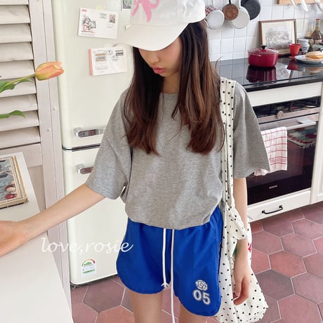 loverosie/109. back open roose boxy tee  3XL