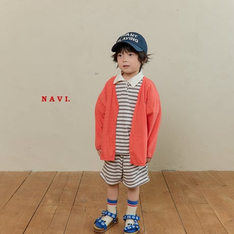 navi/48. air cardigan 2XL-JL