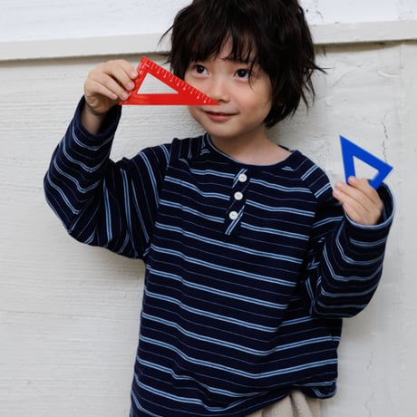 andbutter/9. Flap Stripe Tee JS-JM