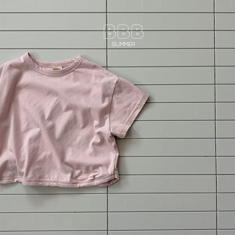 bellabambina/106. 26 summer bangbang plain T-shirt 12M-XL