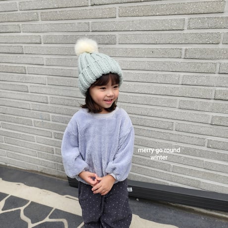 merrygoround/4. snow man-to-man XS-2XL