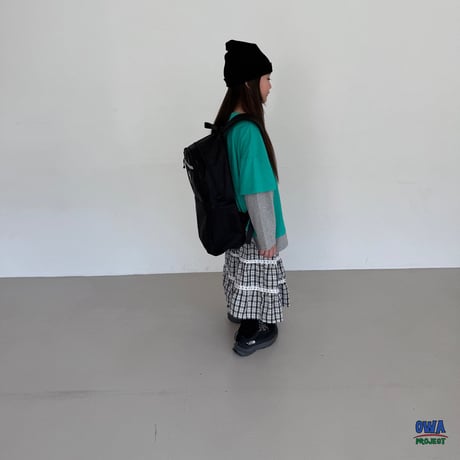 owa/11. puffy two color T-shirt S-XL