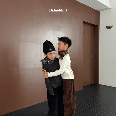 hibuddy/19. half high T-shirt S-XL