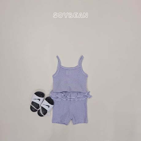 soybean/86. plan ) very fril updown set XS-XL